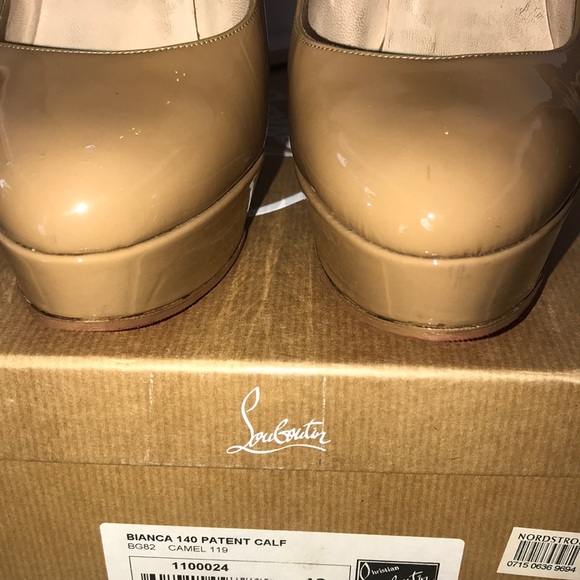 Christian Louboutin Bianca 140 Patent Pump - Picture 2 of 7
